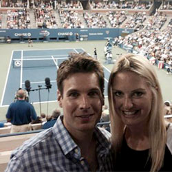 Will and Liz Power at US Open