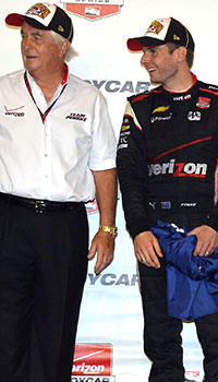 Roger Penske and Will Power