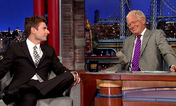 Will Power and David Letterman