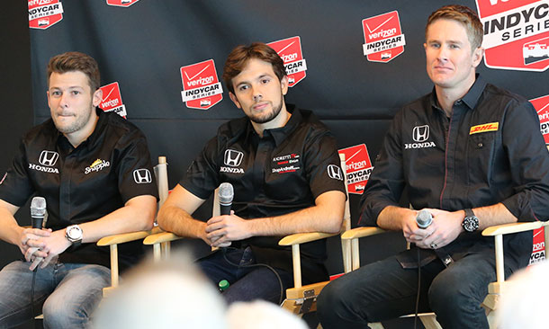 Marco Andretti, Carlos Munoz, & Ryan Hunter-Reay