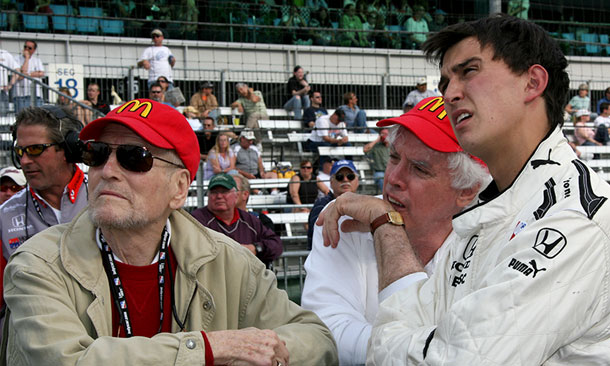 Paul Newman and Graham Rahal - 2008