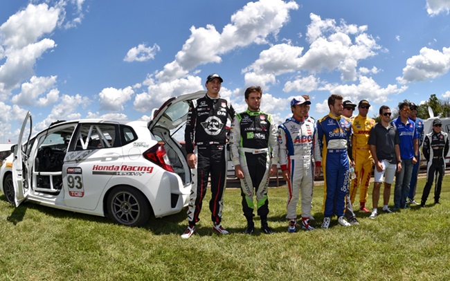 How to make 12 drivers fit in a Honda Fit race car