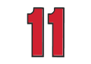 Marcus Armstrong's car number, #11