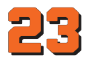 Ryan Hunter-Reay's car number, #23