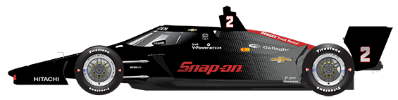 Driver of the #2 Josef Newgarden's Car Livery