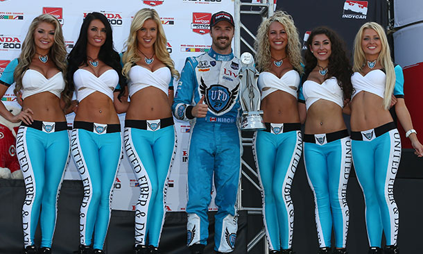 James Hinchcliffe and the UFD Girls