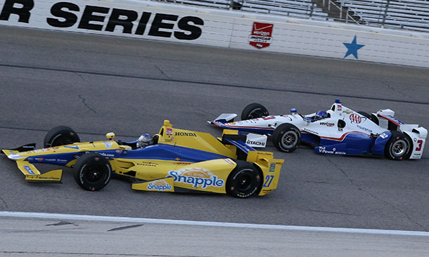 Marco Andretti and Helio Castroneves