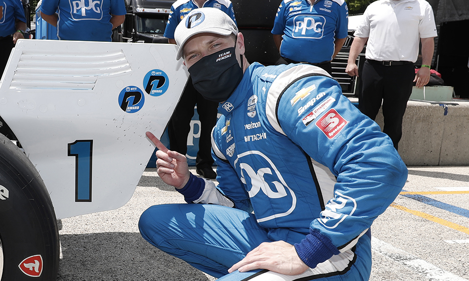 Newgarden Wins NTT P1 Award at Road America To Keep Penske Perfect in Qualifying