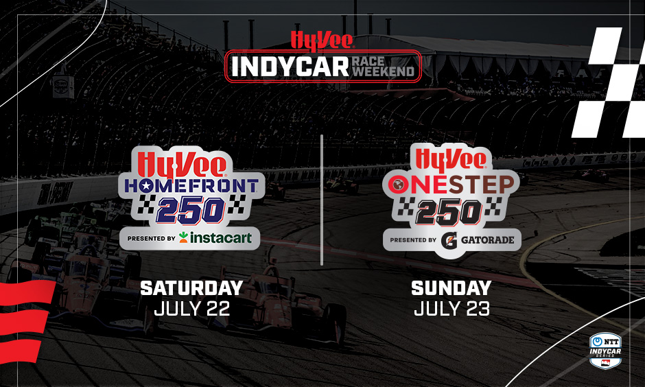 Names, Sponsors Announced for HyVee INDYCAR Race Weekend