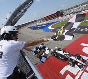 Newgarden Continues To Rule Ovals with Dominant Iowa Win
