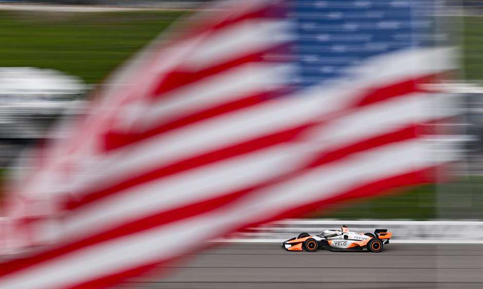 Alexander Rossi at Iowa.