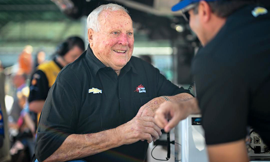 A.J. Foyt at Indy in 2024.