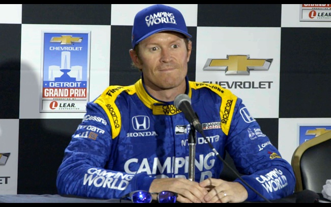 Chevrolet Detroit Grand Prix Race 1 news conference: Dixon and Hinchcliffe