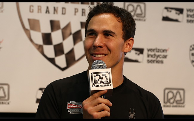 Robert Wickens news conference from Road America