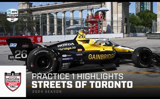 Practice 1 Highlights: Ontario Honda Dealers Indy Toronto