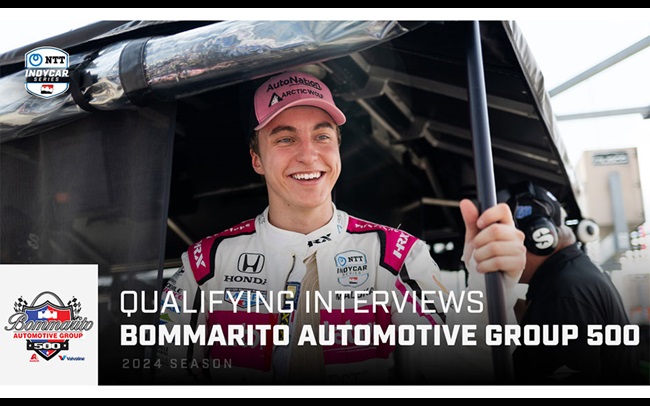 Driver Reaction from Qualifying for 2024 Bommarito Automotive Group 500