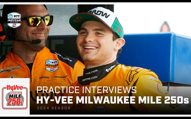 Driver Reaction from Practice for the 2024 Hy-Vee Milwaukee Mile 250s