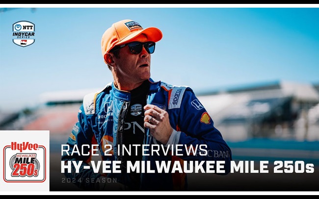 Driver Reaction from 2024 Hy-Vee Milwaukee Mile 250s - Race 2