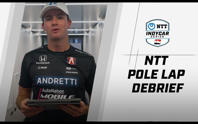 Kyle Kirkwood Breaks Down his First NTT P1 Award on an Oval