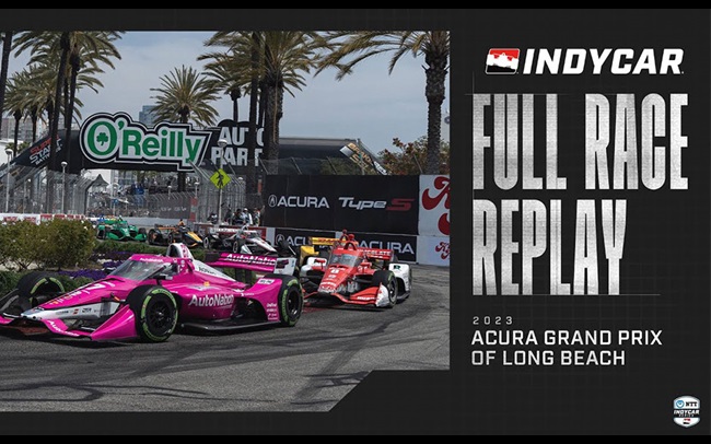 Full Race Replay: 2023 Acura Grand Prix of Long Beach