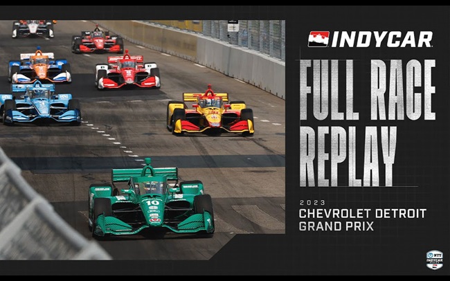 Full Race Replay: 2023 Chevrolet Detroit Grand Prix from Streets of Detroit