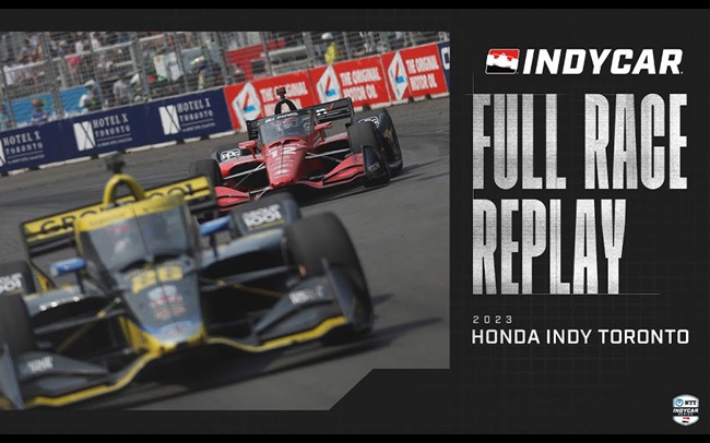 Full Race Replay: 2023 Honda Indy Toronto from Streets of Toronto